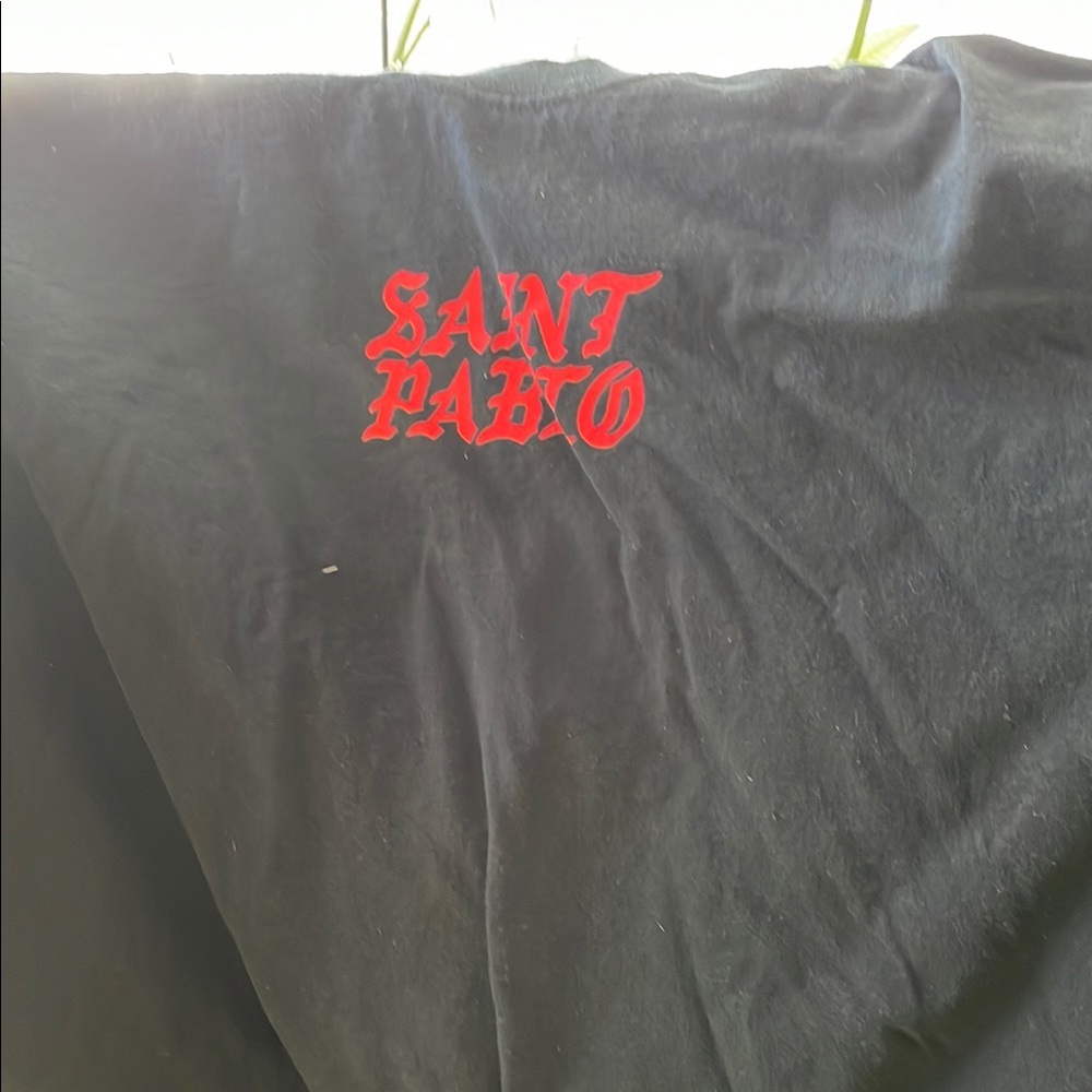 Sant Pablo Yeezy Tour Black long sleeve T-shirt